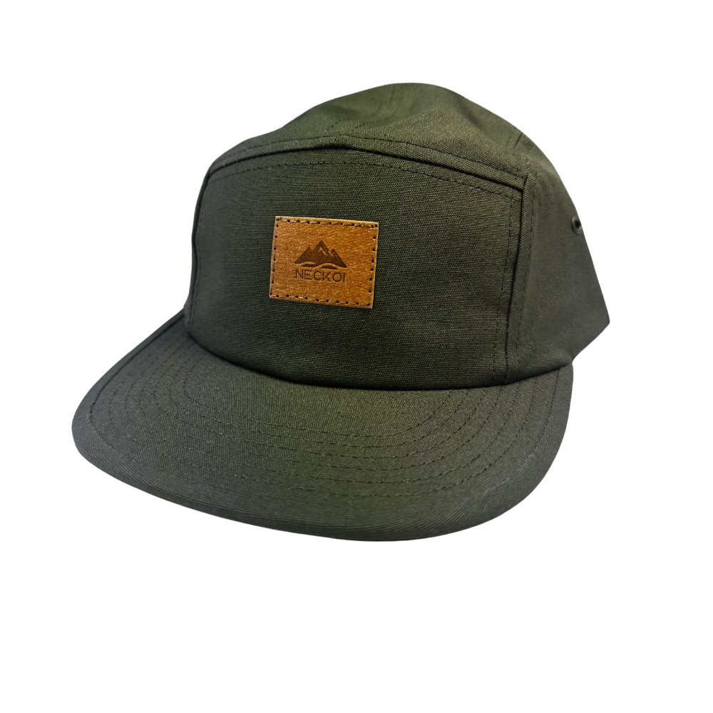 Gorra 5 paneles Verde Montaña