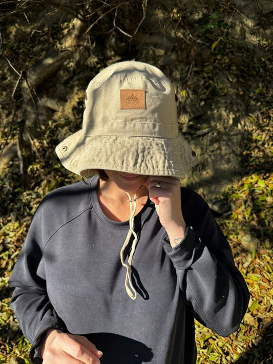 Sombrero Indiana algodón orgánico beige