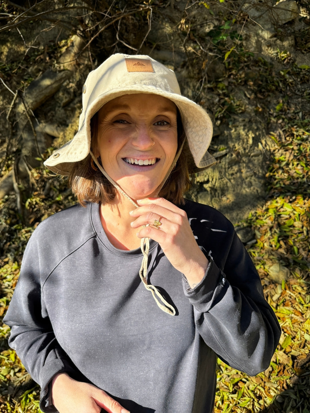 Sombrero Indiana algodón orgánico beige