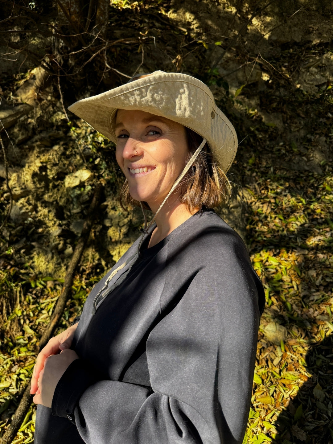 Sombrero Indiana algodón orgánico beige