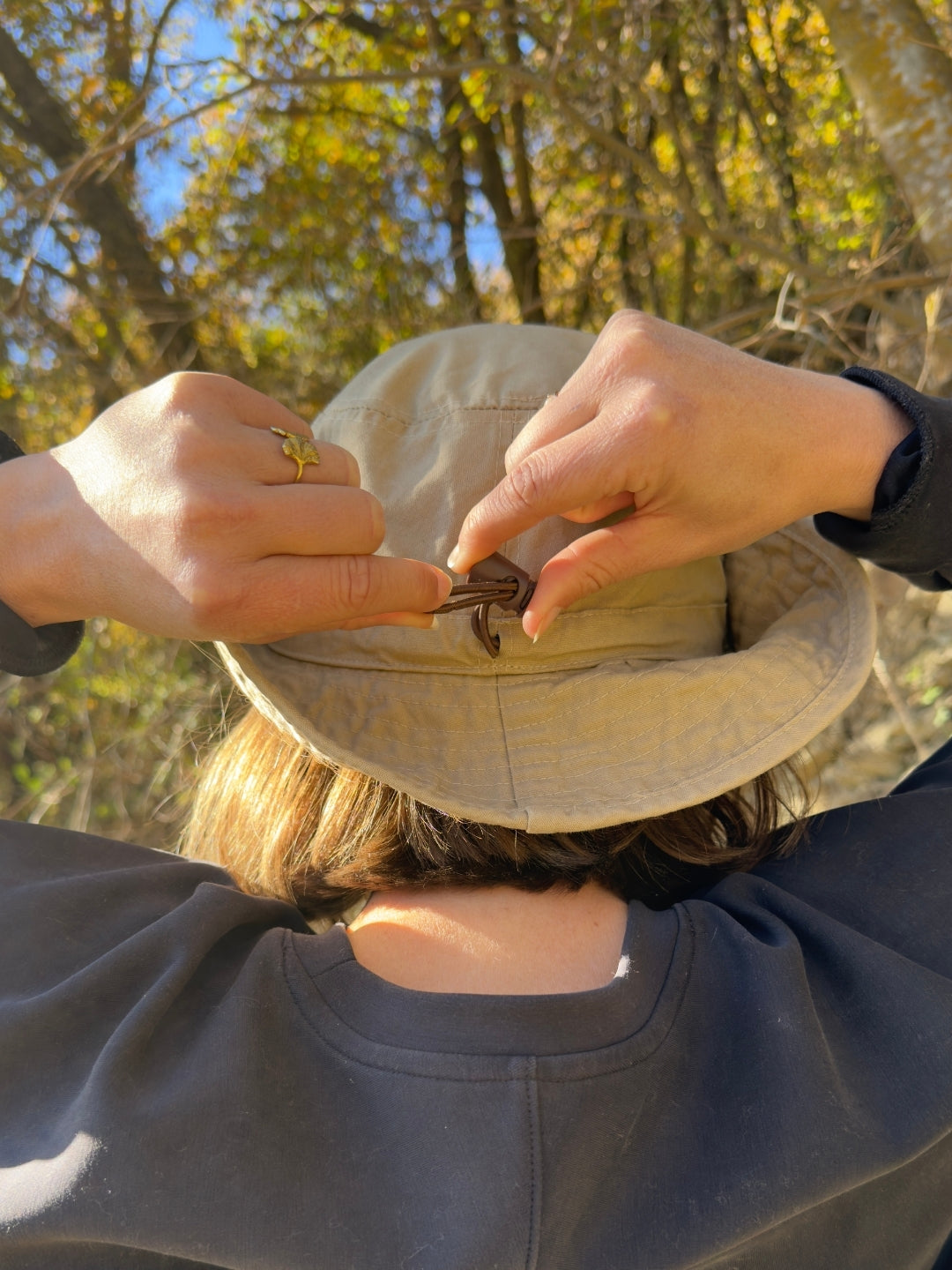Sombrero Indiana algodón orgánico beige
