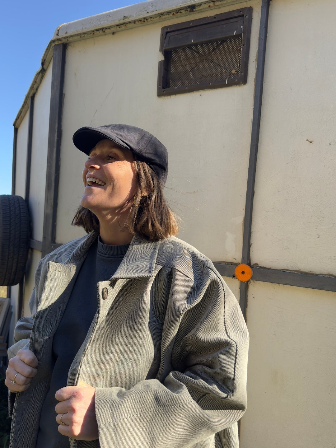 Boina Irlandesa algodón sarga negra