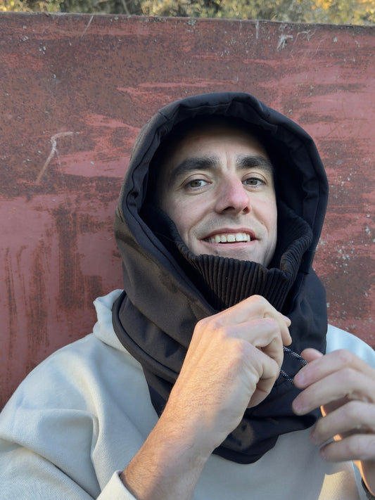 Balaclava Impermeable con tensor Negra