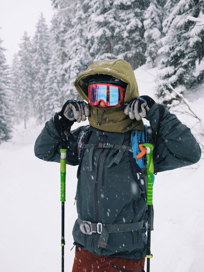 Balaclava Impermeable con tensor Verde Pistacho