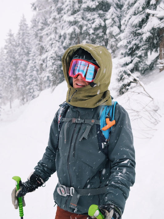 Balaclava Impermeable con tensor Verde Pistacho