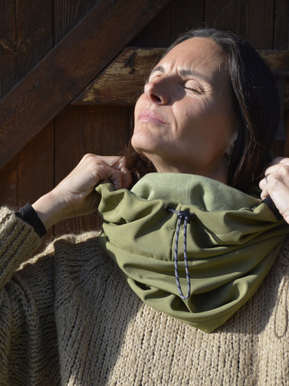 Balaclava Impermeable con tensor Verde Pistacho