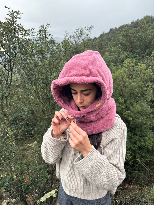 Balaclava Borreguito Rosa