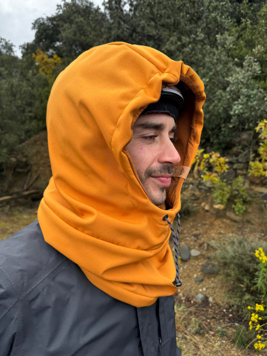 Balaclava Impermeable con tensor Naranja Albaricoque