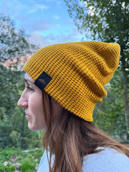 Gorro Multiposición Amarillo Mostaza