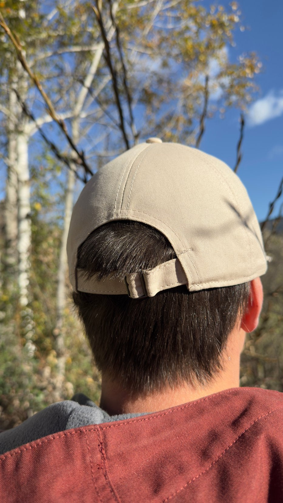 Gorra 6 paneles clásica algodón beige