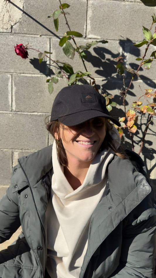 Gorra 6 paneles clásica algodón negra