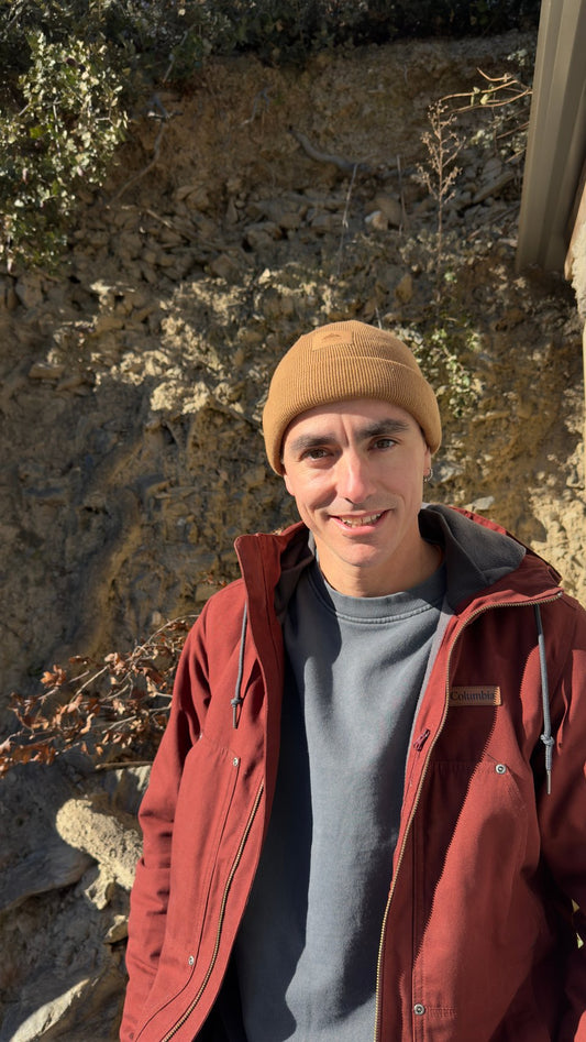 Gorro clásico marrón multiposición